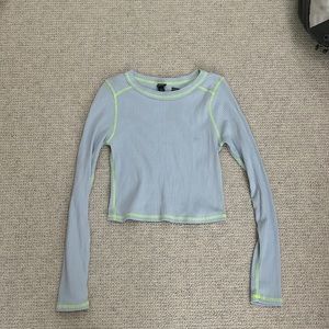Wild Fable Cropped Long Sleeve Top